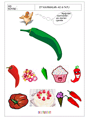 okul öncesi çocuklar için aynı kavramı bul egzersizleri